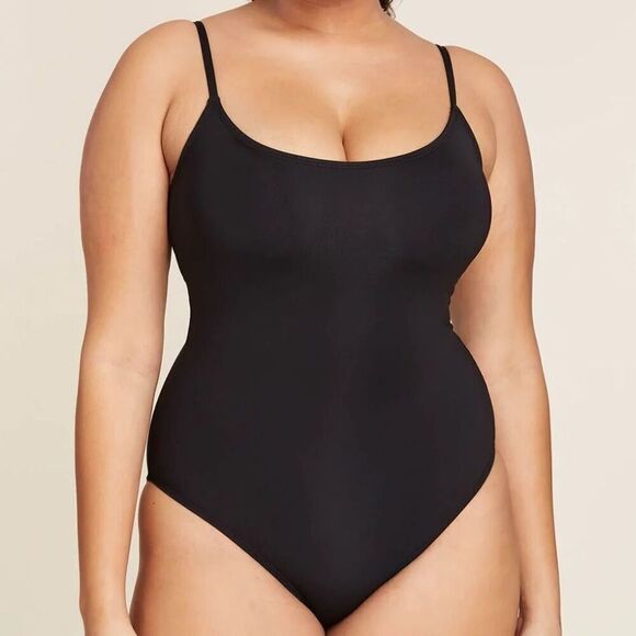 Andie The Full Coverage Amalfi One Piece Swimsuit Black size M NWT - Picture 1 of 7